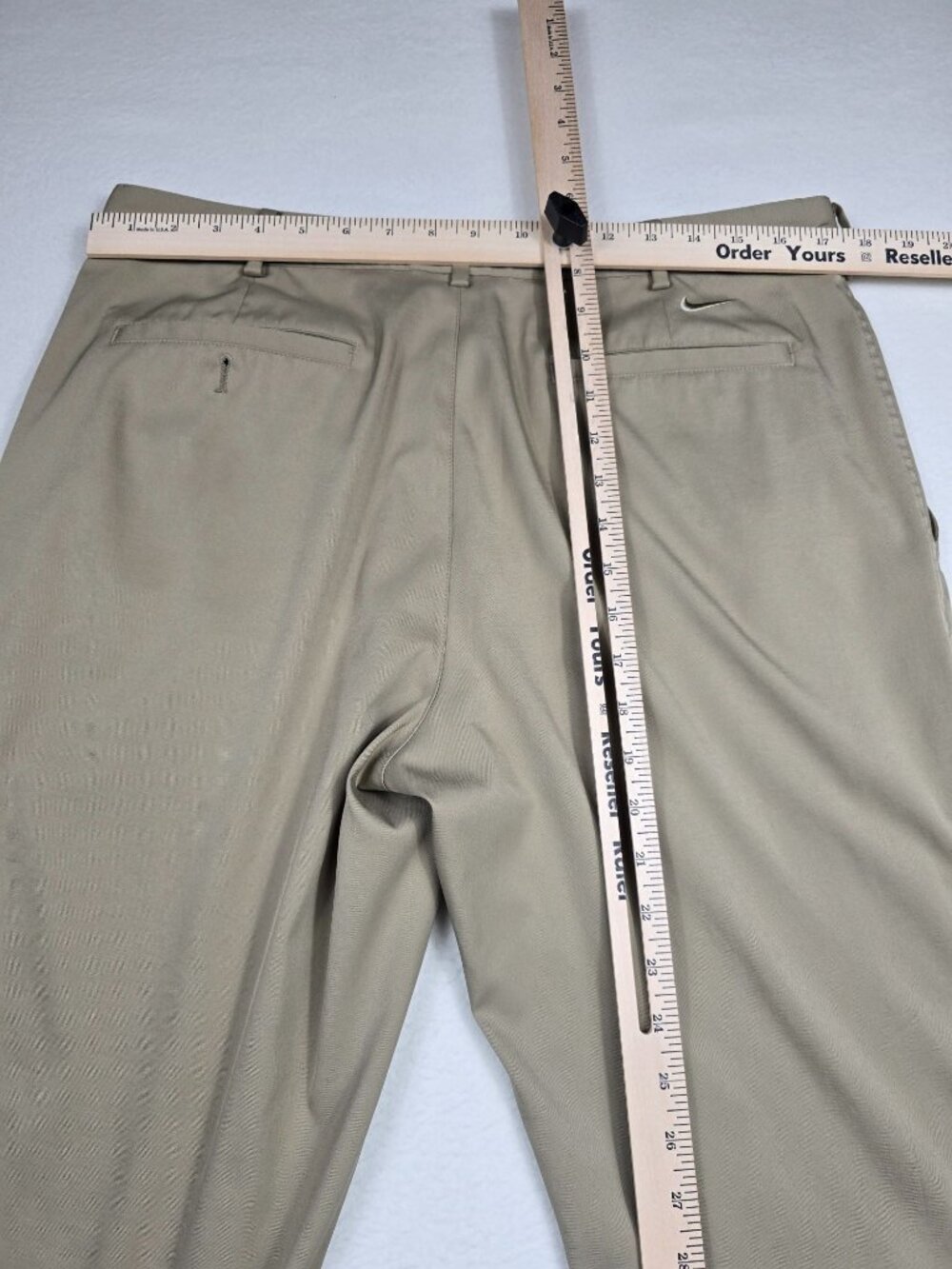 Nike Golf 34x32 Mens Dri-Fit Khaki Pants Stretch Lightweight - Picture 6 of 7